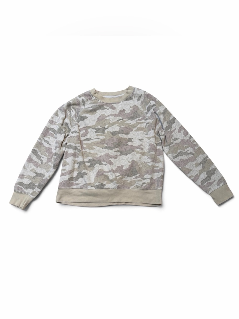Old Navy Neutral Camo Crewneck Sweater